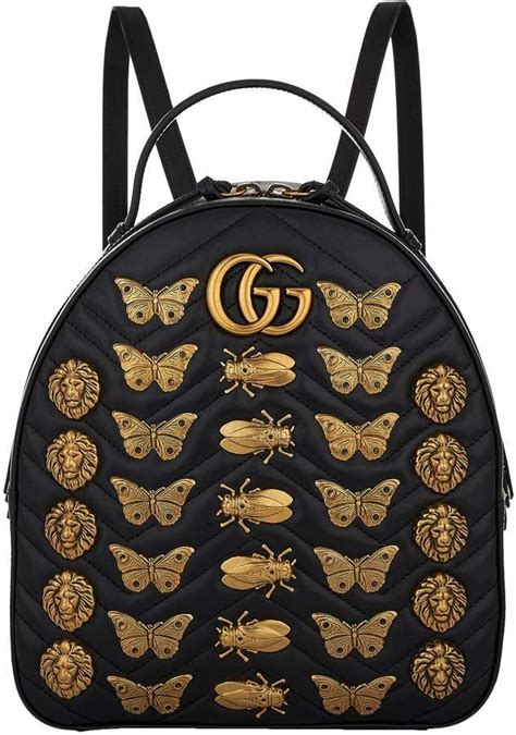 gucci marmont gold bug backpack|gucci marmont 2.0 crossbody.